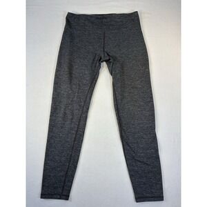 Athleta Altitude‎ Tight Heathered Grey Polartec Fleece Lined Womens Large Tall